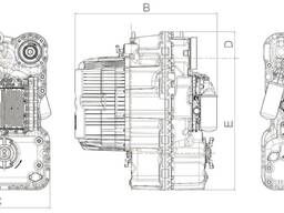 4665.052.015 ZF Variable Transmission CVT CP290 ZF 4665052015 for PONSEE K121 loader