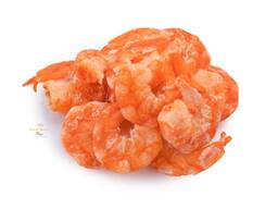 Frozen shrimp with sun flower oil