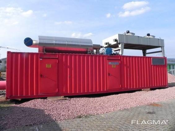 MTU 12V4000 G61 diesel generator set container 1600 kVA ДГУ