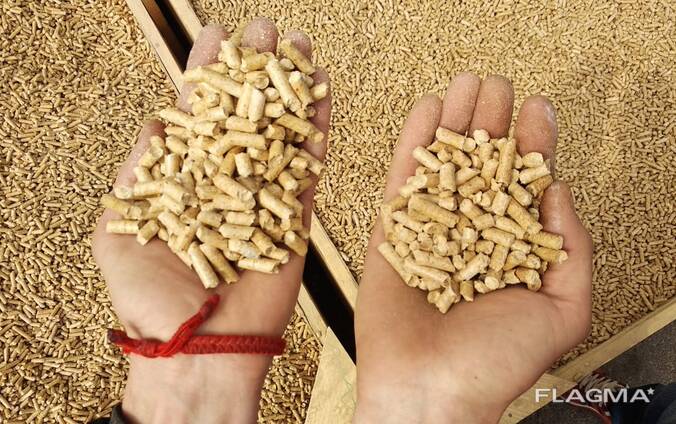 Пеллеты А1, сосна; брикеты Руф, сосна