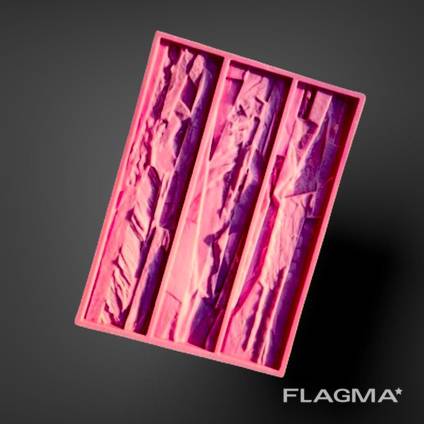 Silicone mold for decorative stone creating ("Pamir")